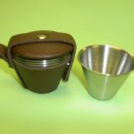 Juice cup with leather cover TB5700